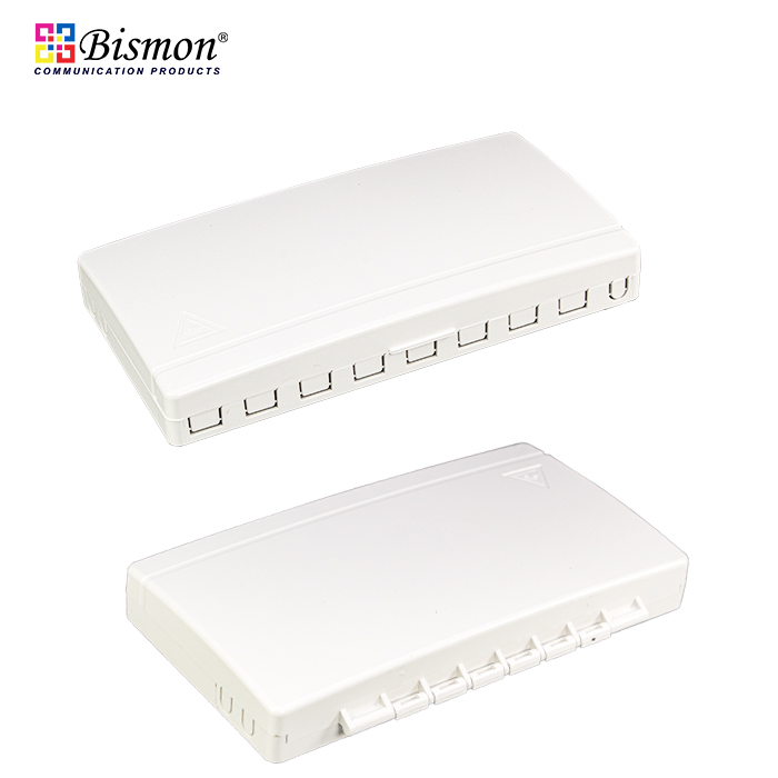 Fiber optic box กล่องพักสาย 8 Ports Socket Panel FTTx Box (กล่องเปล่า)